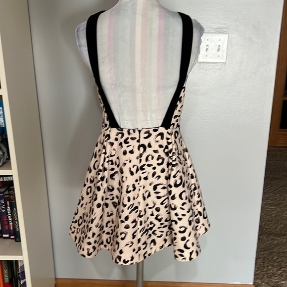3/$20 Keepsake open back leopard skater dress - Picture 3 of 10